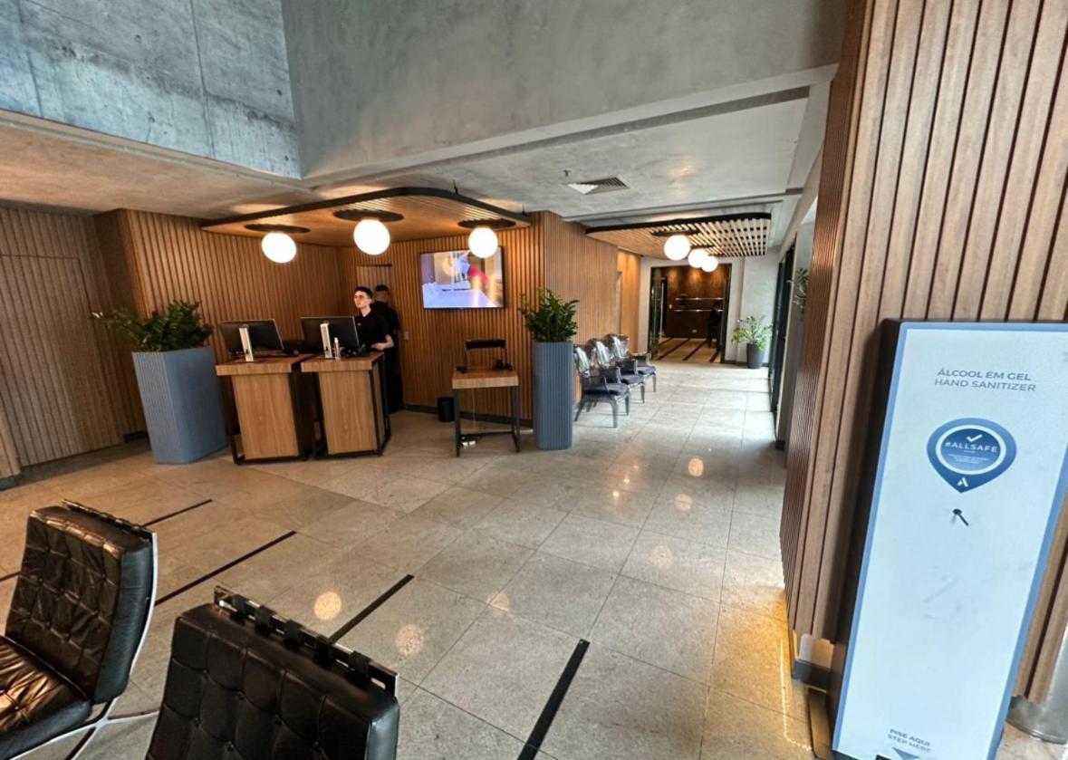 Flat Reformado Em Hotel No Jardins Sao Paulo Bagian luar foto
