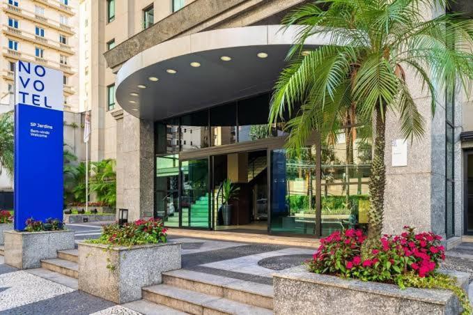 Flat Reformado Em Hotel No Jardins Sao Paulo Bagian luar foto