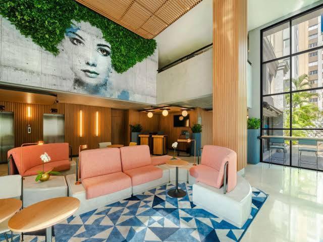 Flat Reformado Em Hotel No Jardins Sao Paulo Bagian luar foto